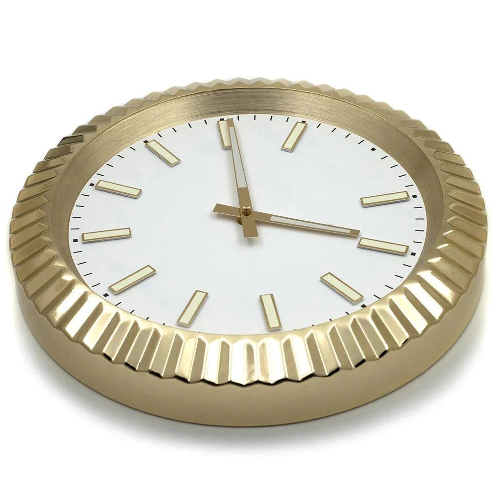 Fluted Bezel "Gold/White"